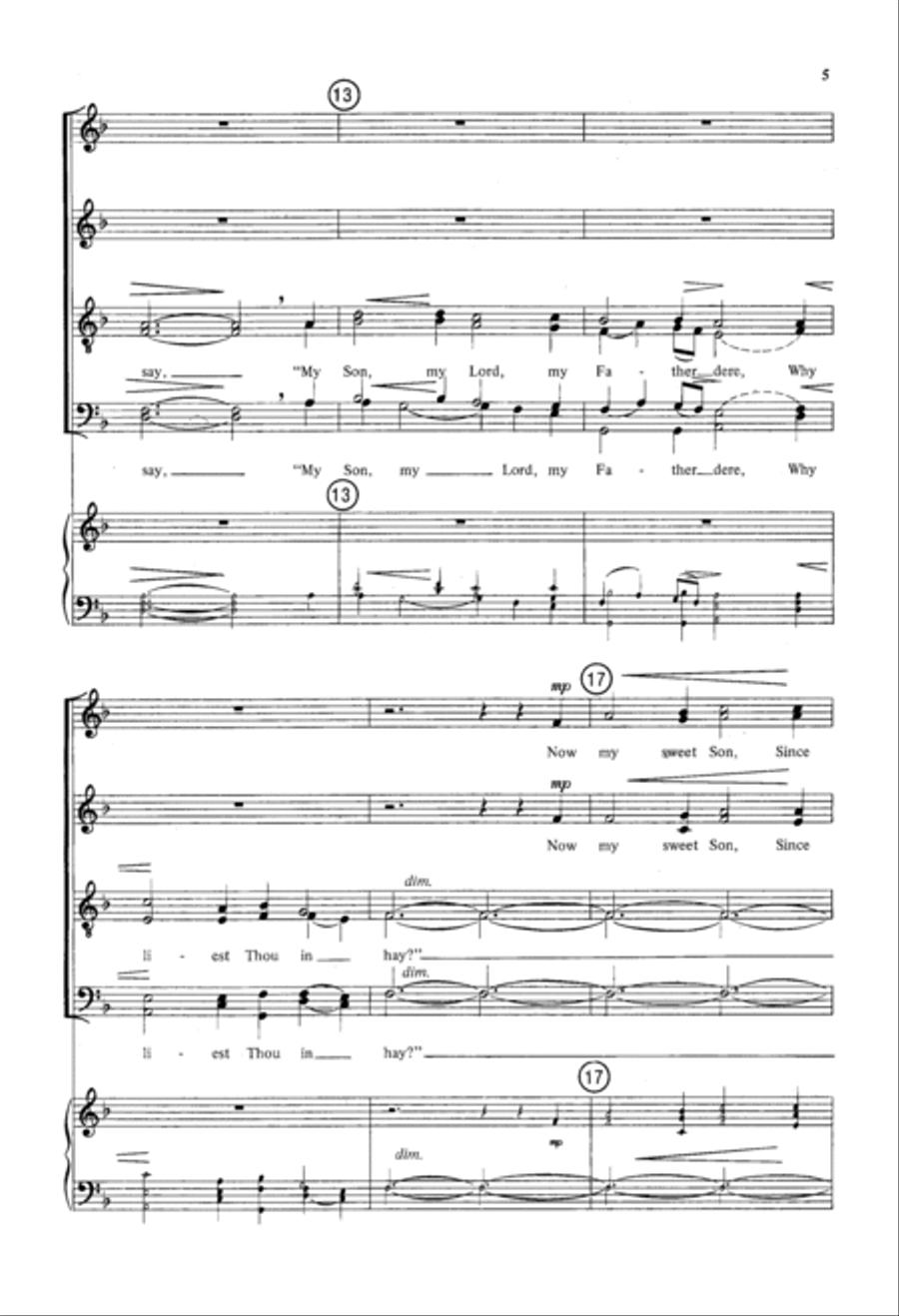 This Endris Night This Endris Night 4-Part scores gallery preview page 3