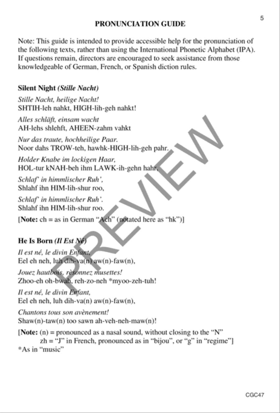 Light of the World (Full Score) Unison Choir scores gallery preview page 6