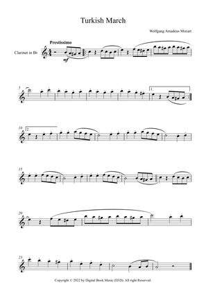 Turkish March - Wolfgang Amadeus Mozart (Clarinet)