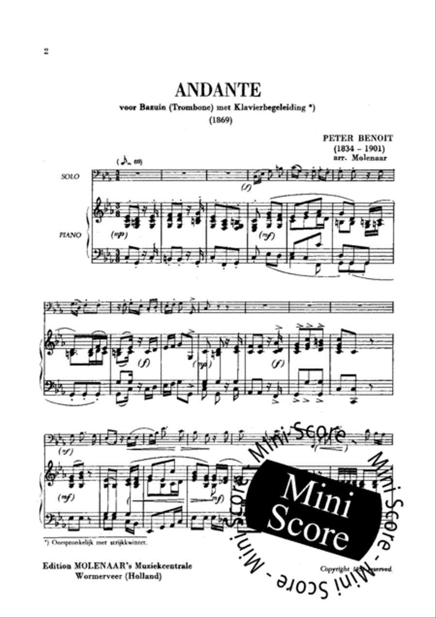Andante Trombone scores gallery preview page 4