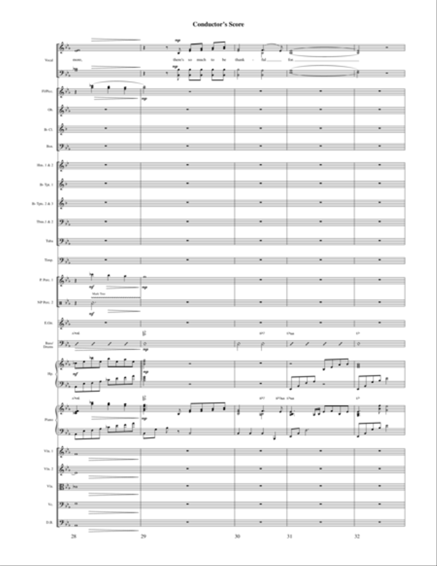 Thankful (arr. Mark Hayes) - Full Score Choir scores gallery preview page 6