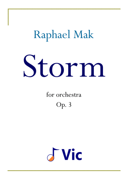 Storm, op. 3