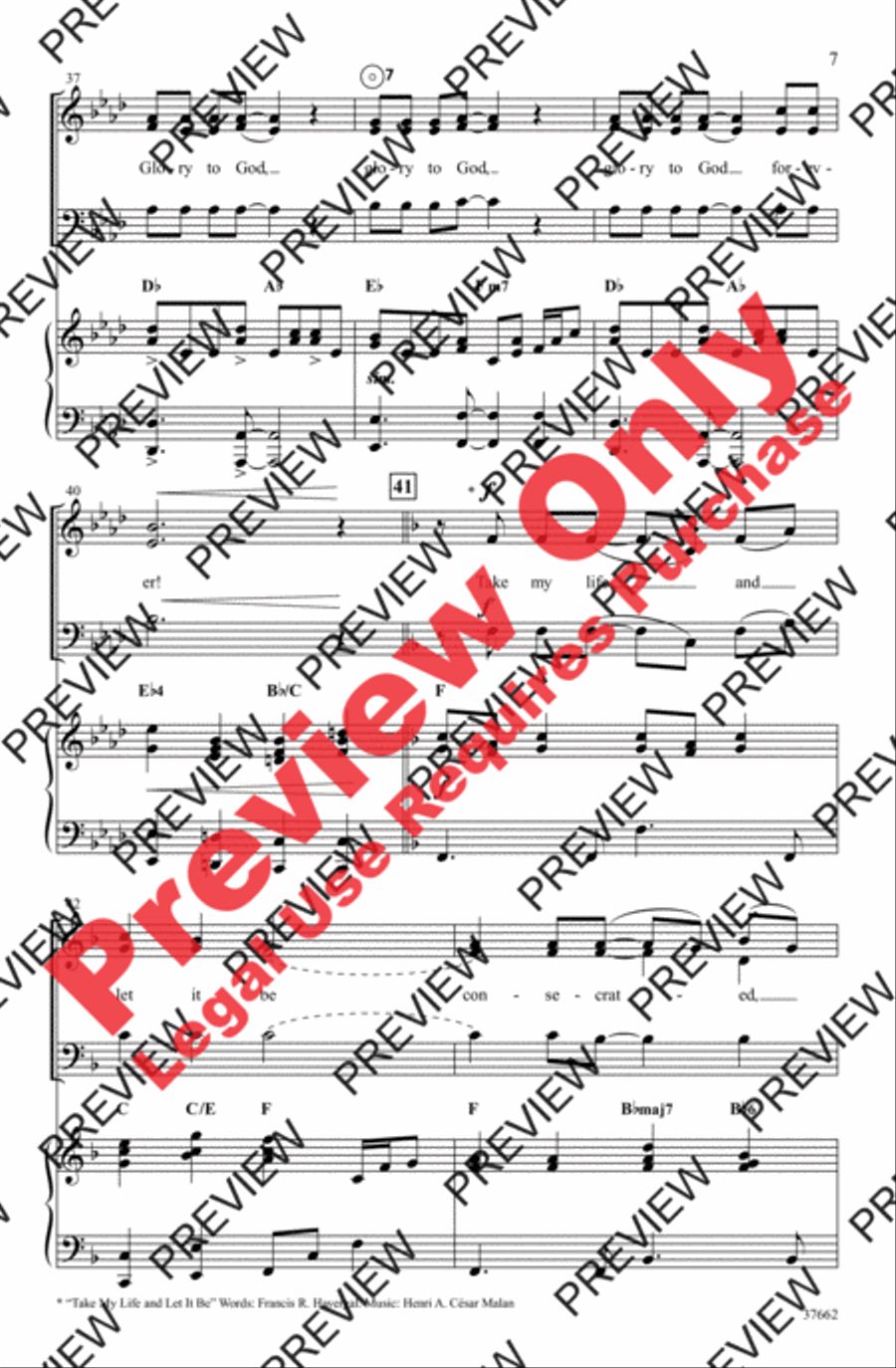 Glory to God Forever 3-Part scores gallery preview page 7