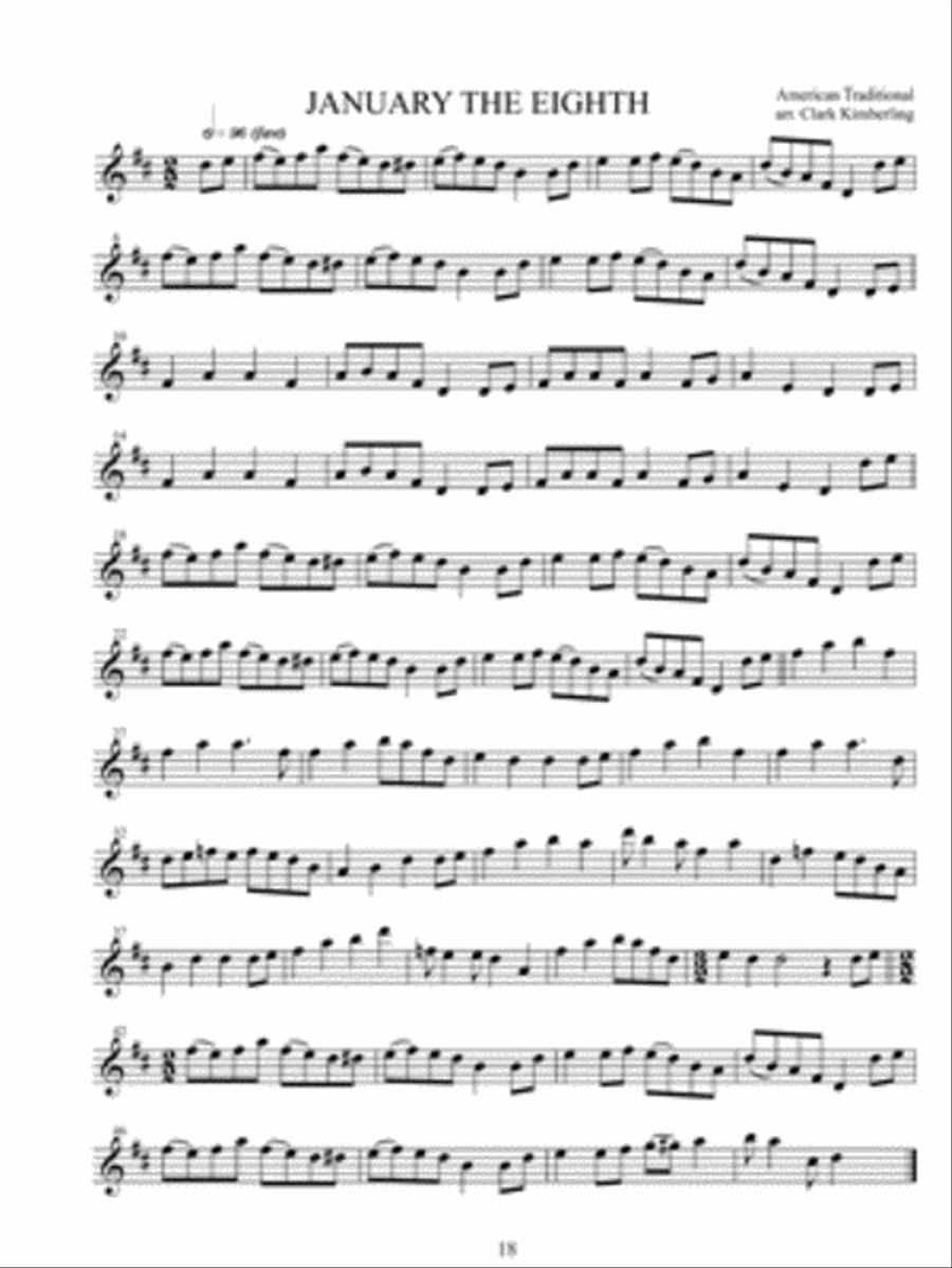 Solos for Soprano Recorder, Collection 5: American Melodies after 1865 Flute scores gallery preview page 2