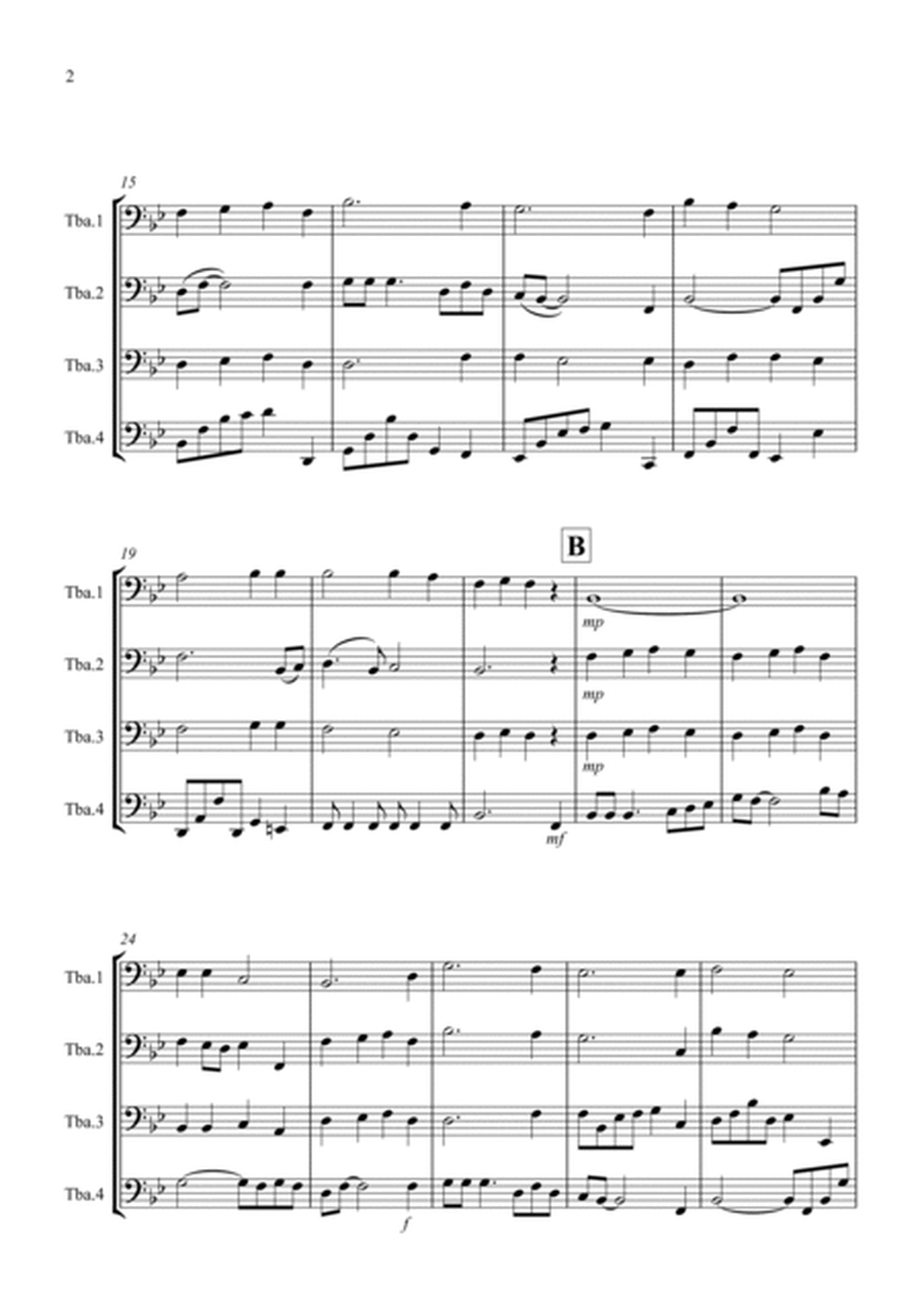 Shenandoah for Tuba Quartet image number null