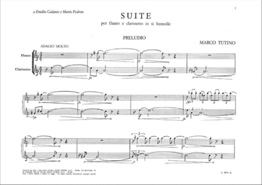 Suite Clarinet scores gallery preview page 2