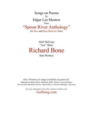Richard Bone from "Spoon River"
