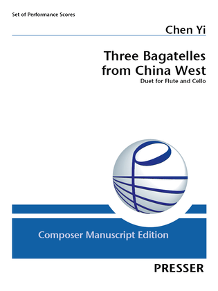 Book cover for Three Bagatelles from China West