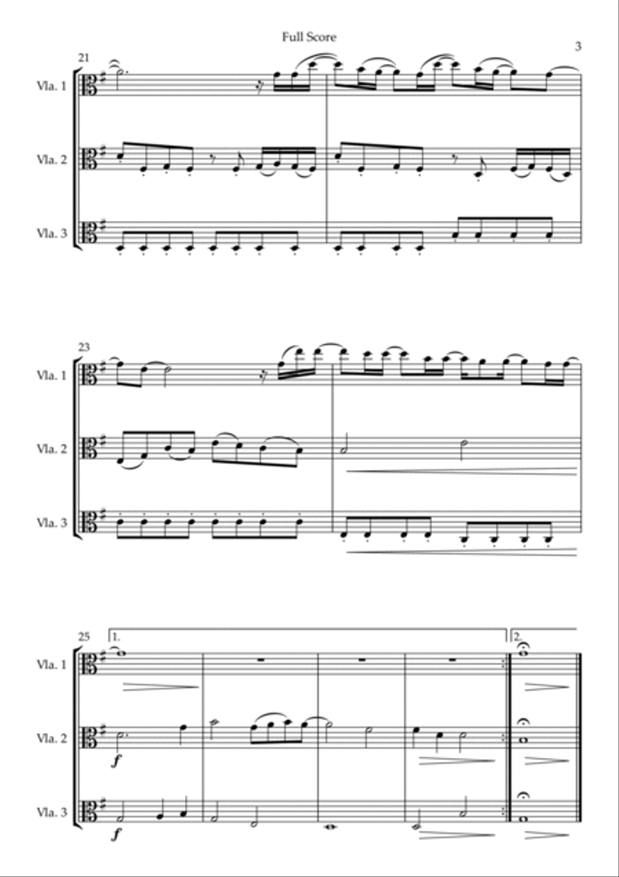 So Will I (100 Billion X) String Trio scores gallery preview page 3