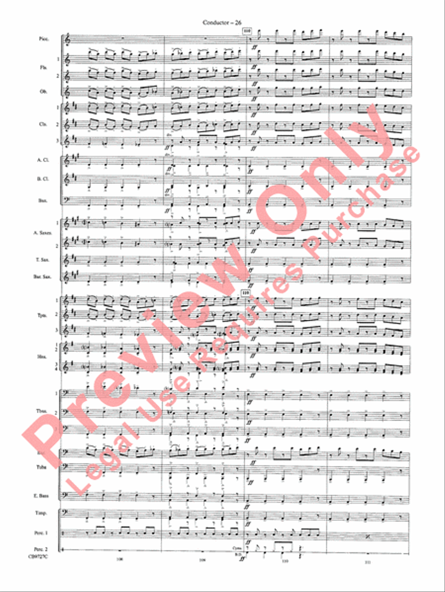 Dave Brubeck: It's About Time Concert Band scores gallery preview page 29
