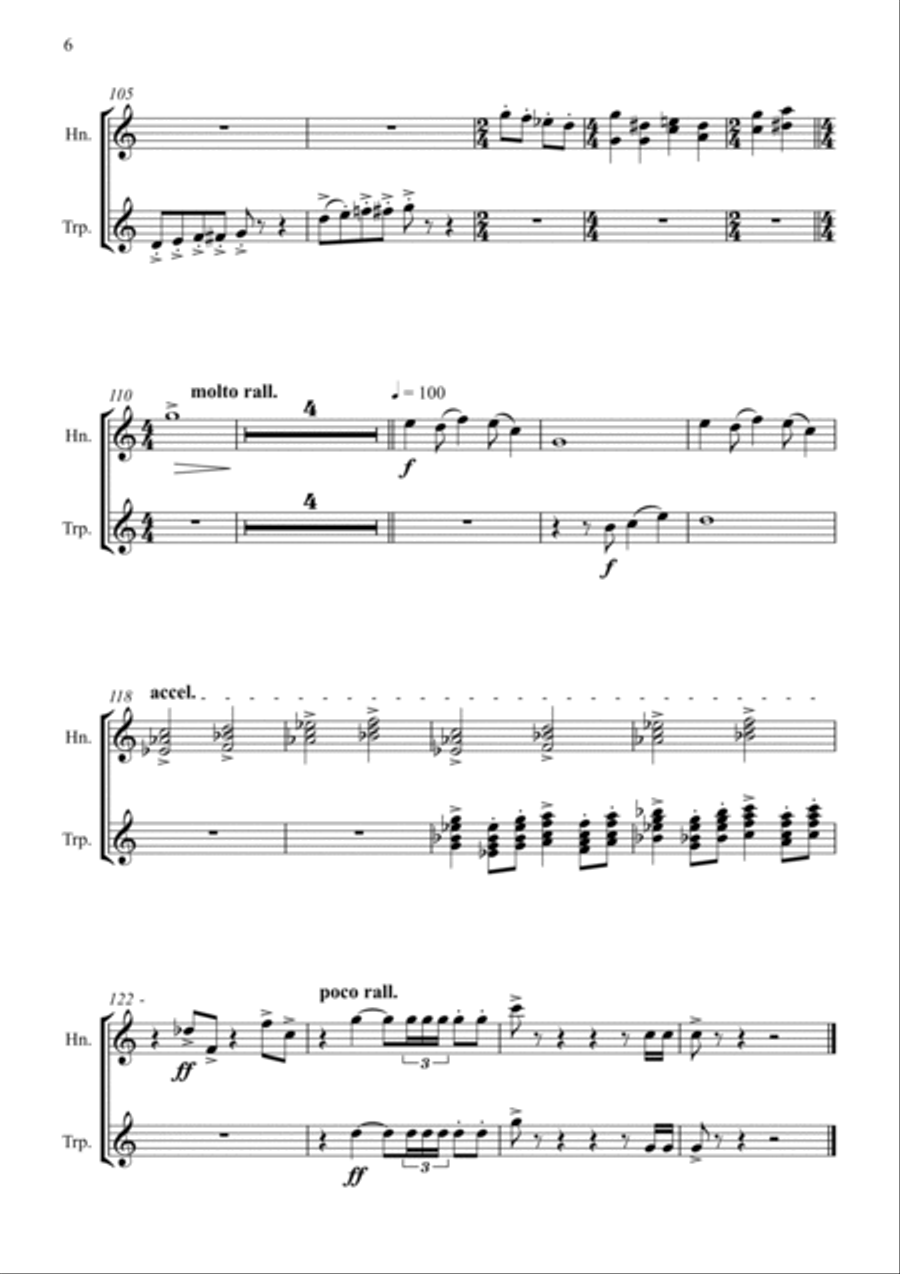 Happy End In Agrabah Brass Duet scores gallery preview page 6