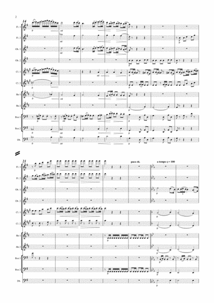 Sevilla (Sevillanas) No 3 from Suite Espanola Op 47 by Albeniz arranged for ten winds by Isaac Albeniz Woodwind Quintet - Digital Sheet Music