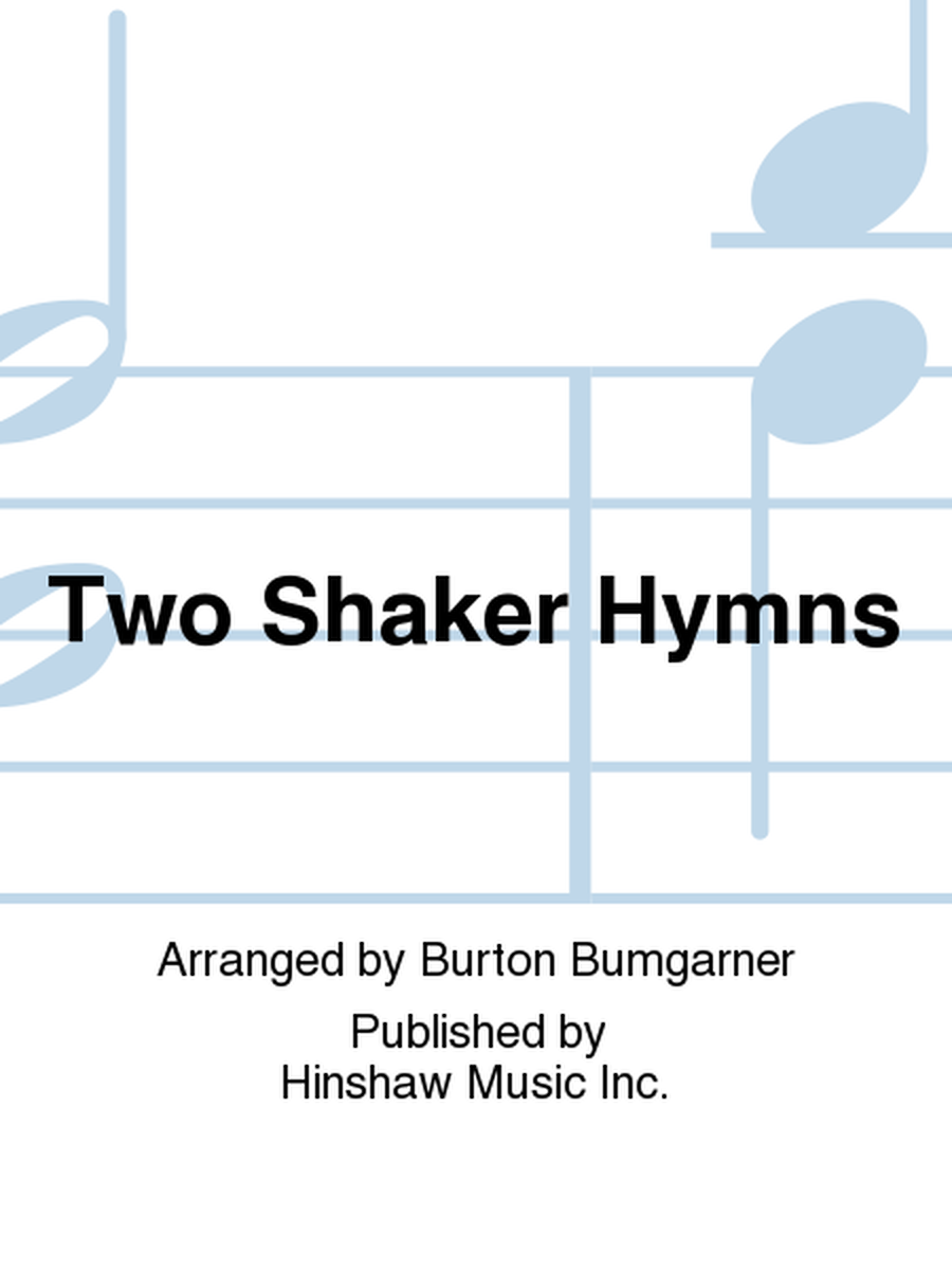 Two Shaker Hymns image number null