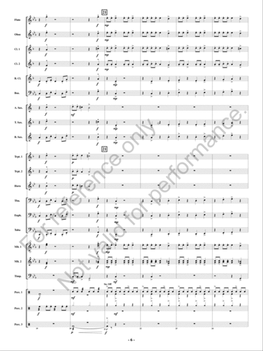 Cerberus Concert Band scores gallery preview page 7
