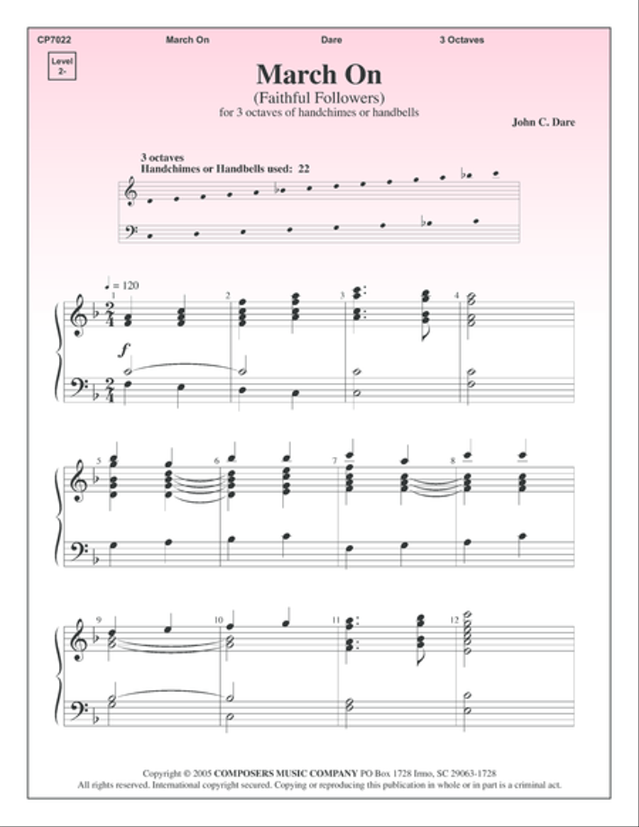 March On 3-Octaves scores gallery preview page 1
