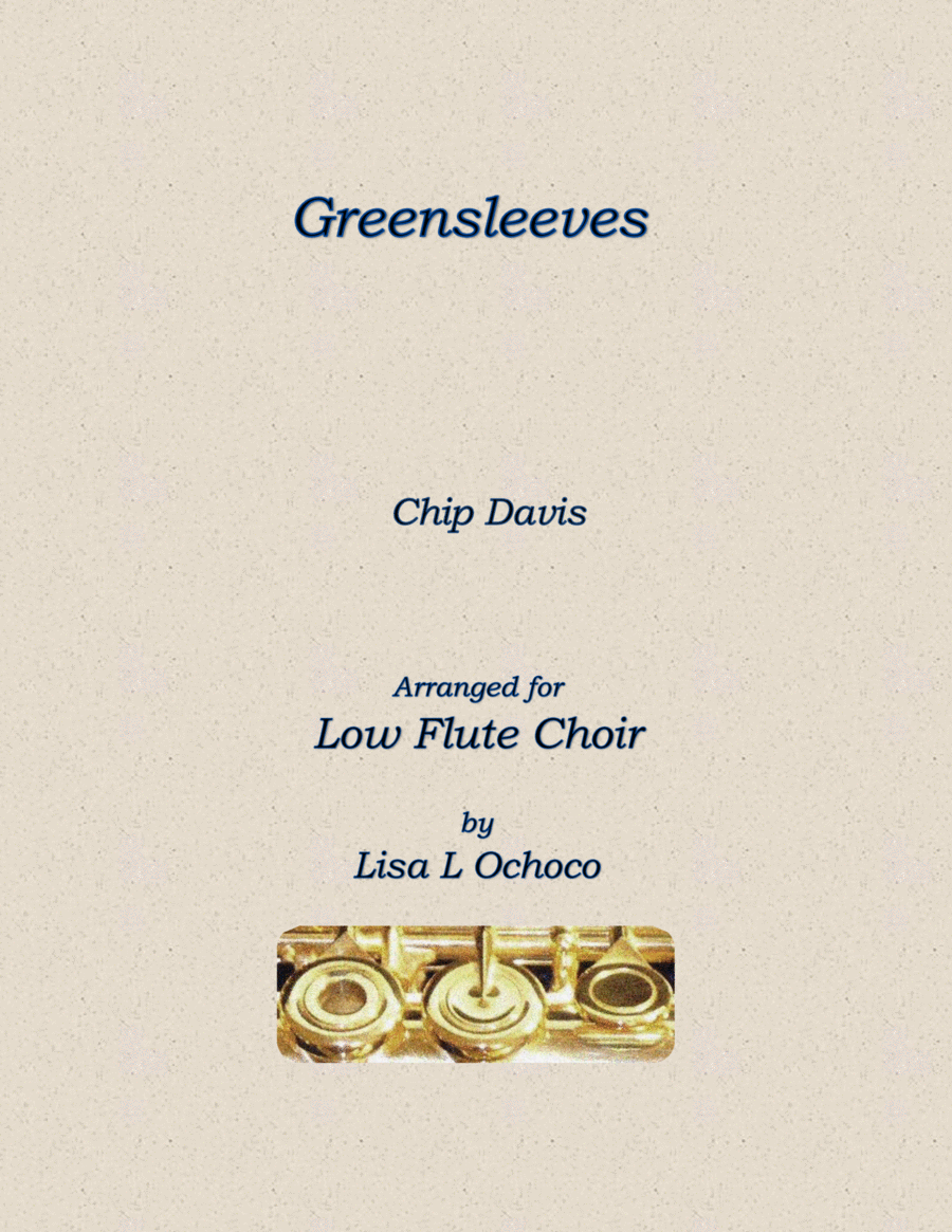 Greensleeves Flute Choir scores gallery preview page 1