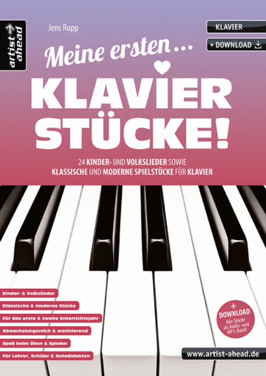 Meine ersten Klavierstücke! Piano Solo scores gallery preview page 1