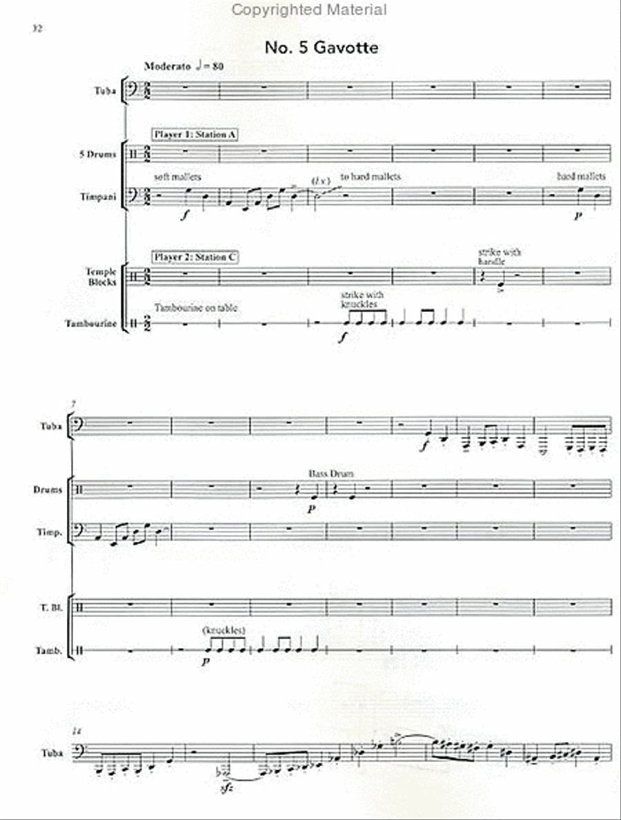 Suite for Tuba Tuba scores gallery preview page 6