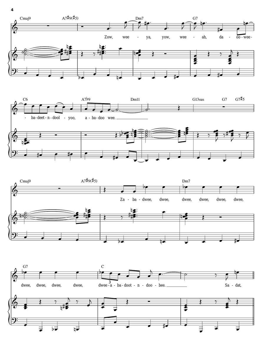 Perdido Perdido Piano, Vocal scores gallery preview page 4