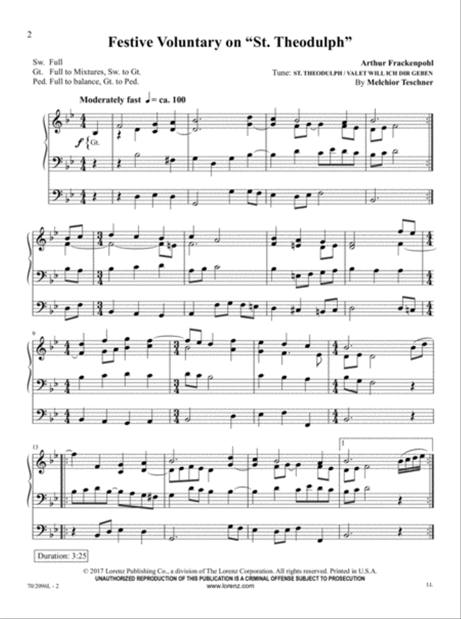 The Organist's Library, Vol. 63 Organ Solo scores gallery preview page 3