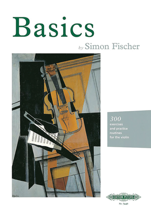 Book cover for Basics -- 300 Exercises and Practice Routines for the Violin