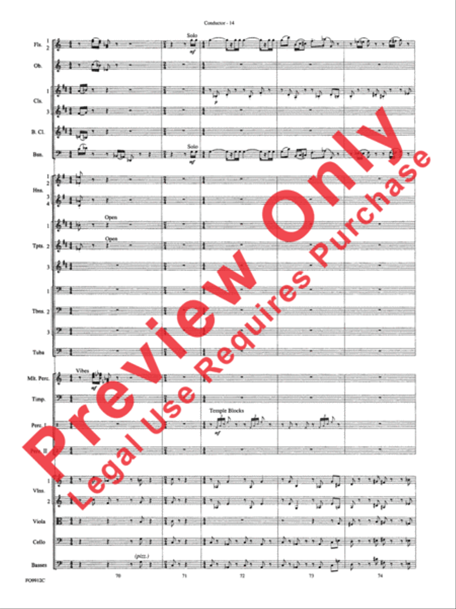 Selections from Star Wars: Episode I The Phantom Menace Full Orchestra scores gallery preview page 60
