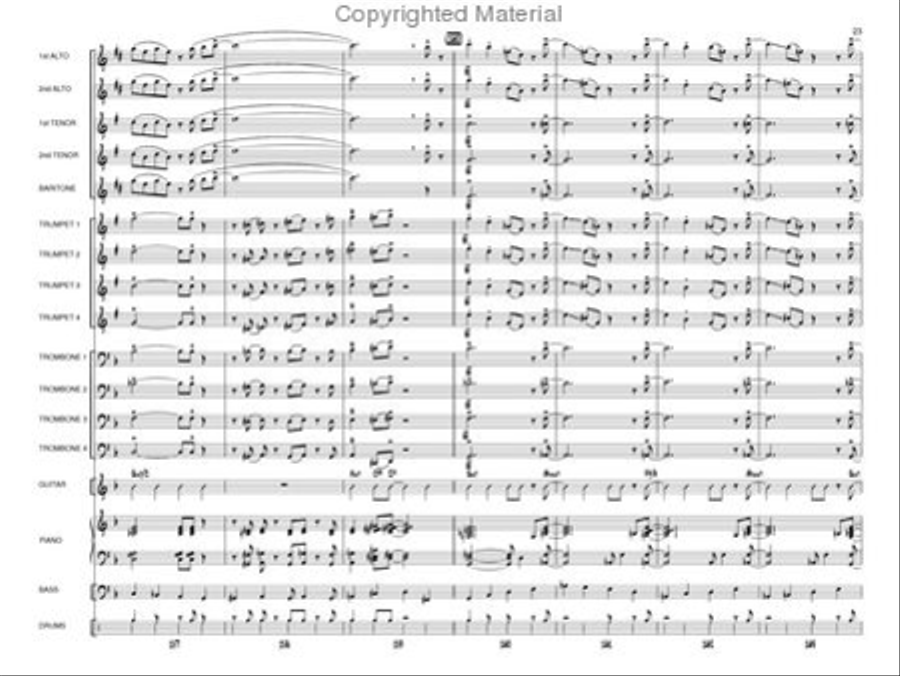 Pedal to the Metal Jazz Ensemble scores gallery preview page 22