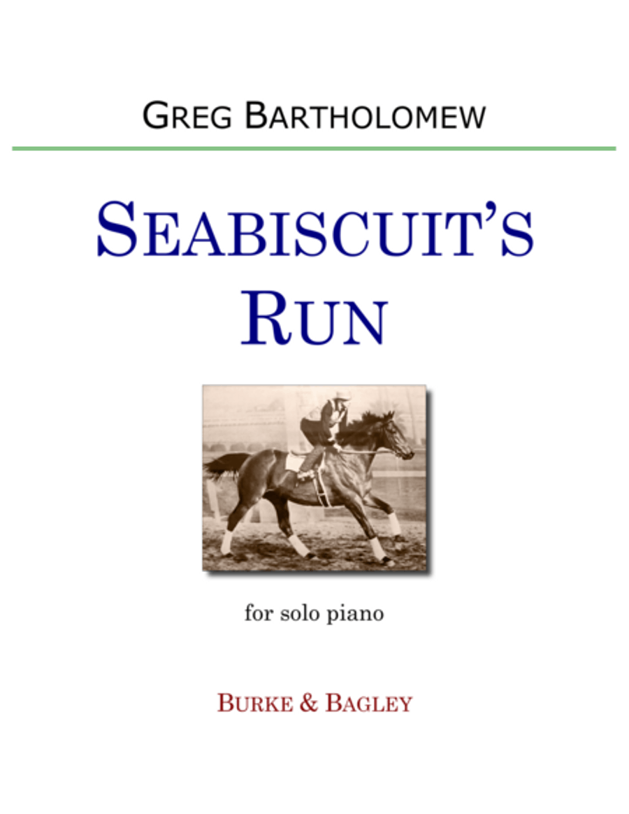 Seabiscuit's Run for solo piano Piano Solo scores gallery preview page 1