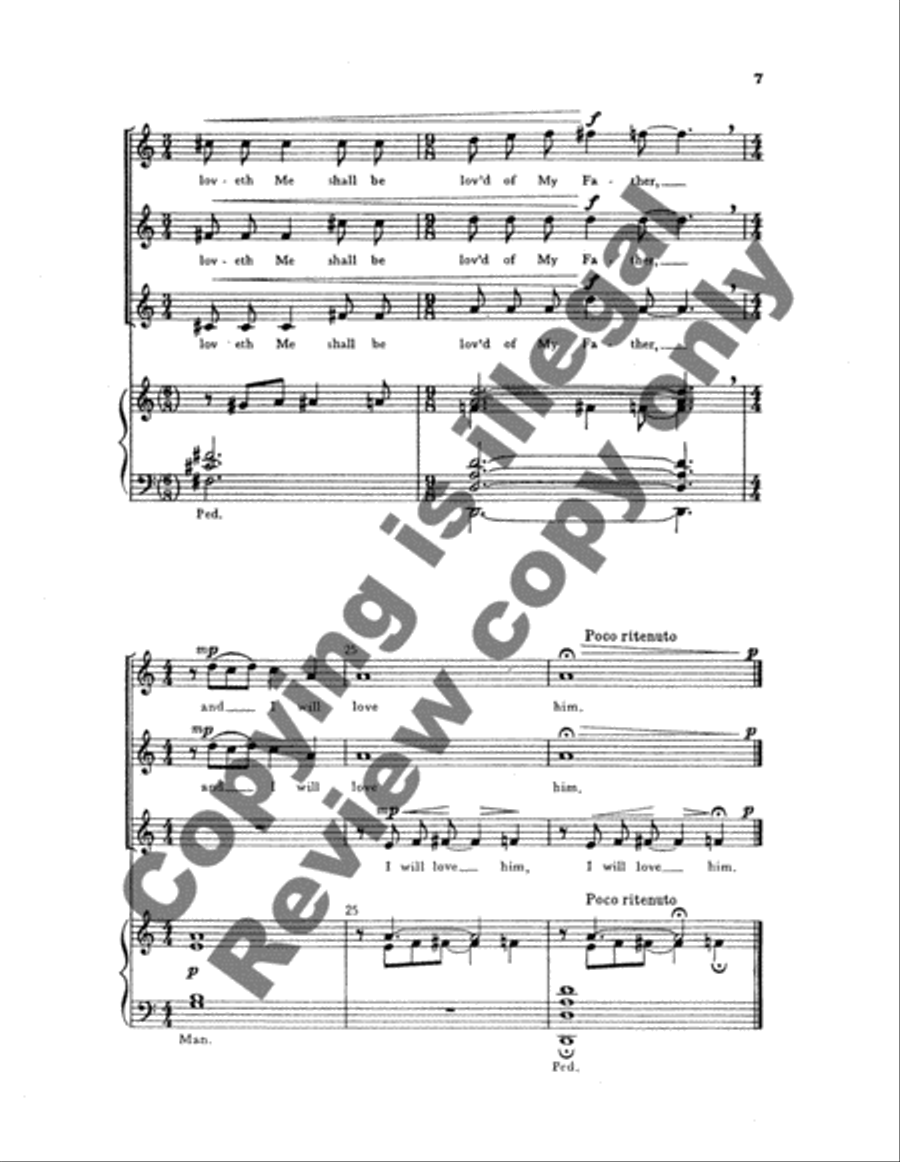 If Ye Love Me If Ye Love Me SSA scores gallery preview page 5