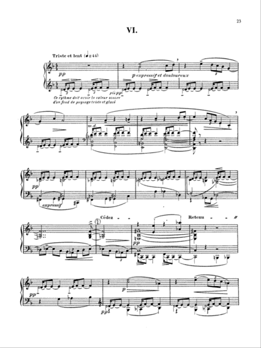 Debussy: Prelude - Book I, No. 6 Piano Solo scores gallery preview page 1