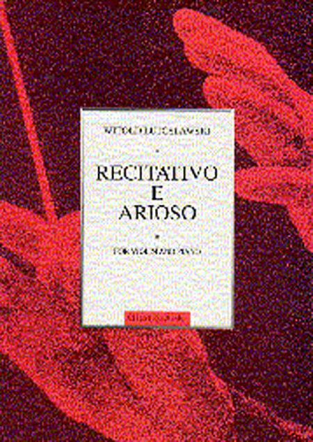 Recitativo E Arioso For Violin And Piano