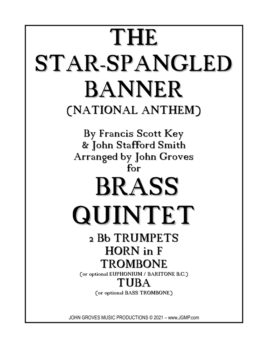 The Star-Spangled Banner (National Anthem) - Brass Quintet image number null