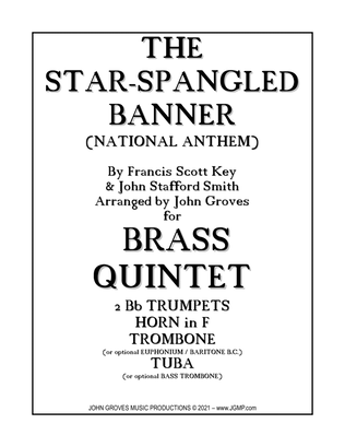 The Star-Spangled Banner (National Anthem) - Brass Quintet