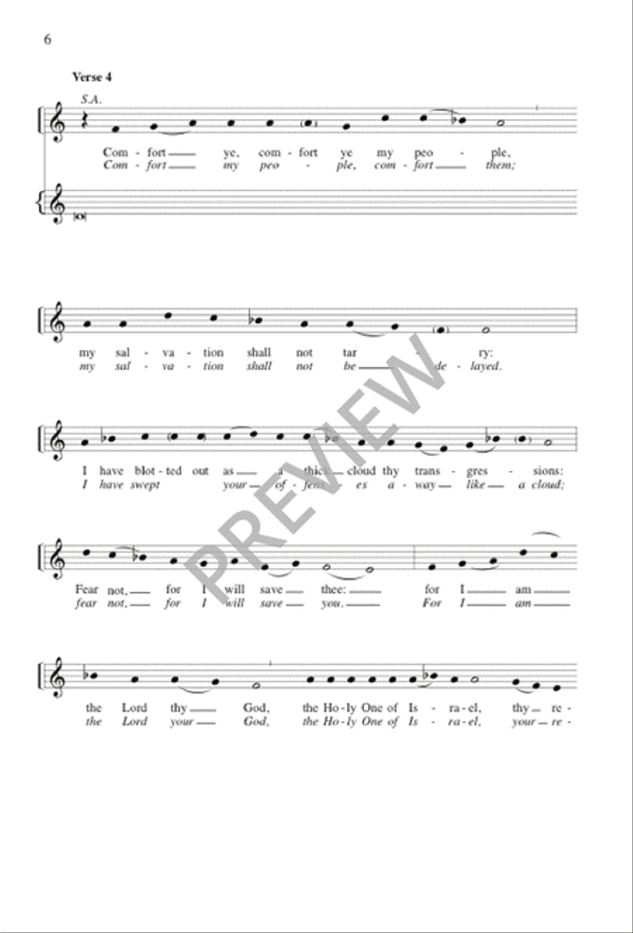 An Advent Processional 2-Part scores gallery preview page 6