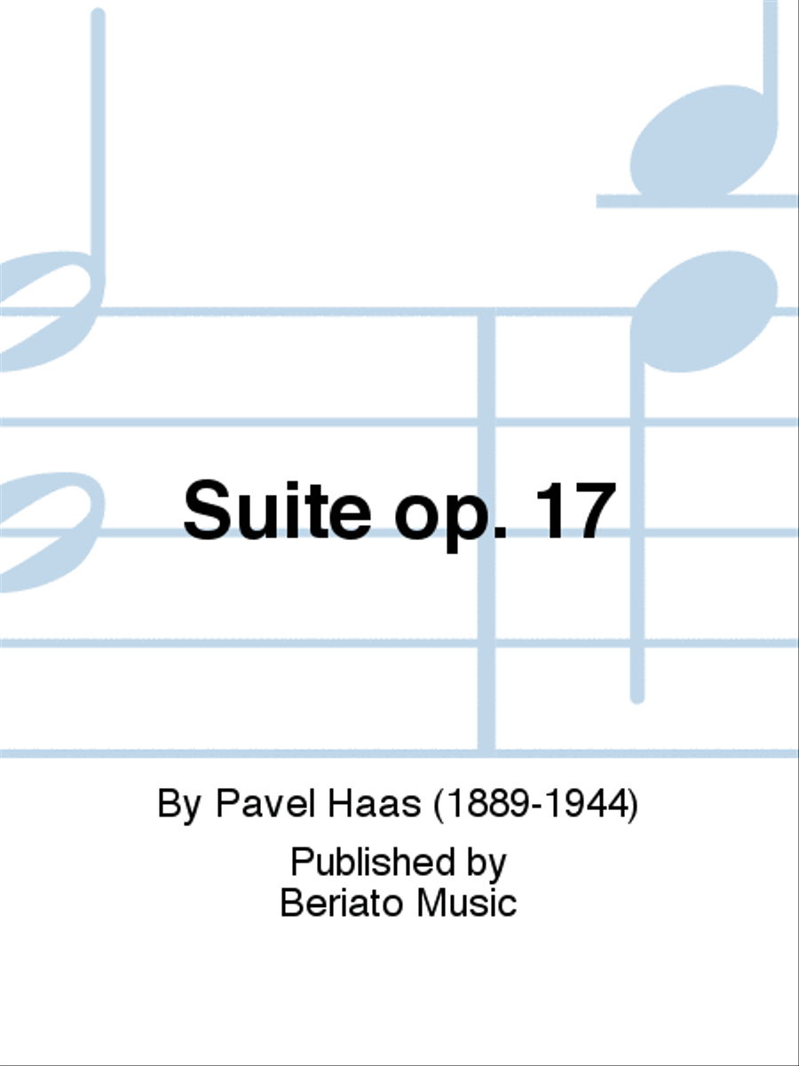 Suite op. 17 Piano Accompaniment scores gallery preview page 1