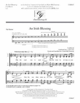 Book cover for An Irish Blessing - Full Score and Vocal Parts