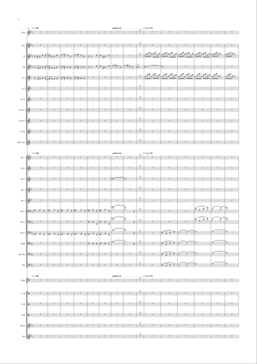 Do You Want To Build A Snowman? Large Ensemble scores gallery preview page 6