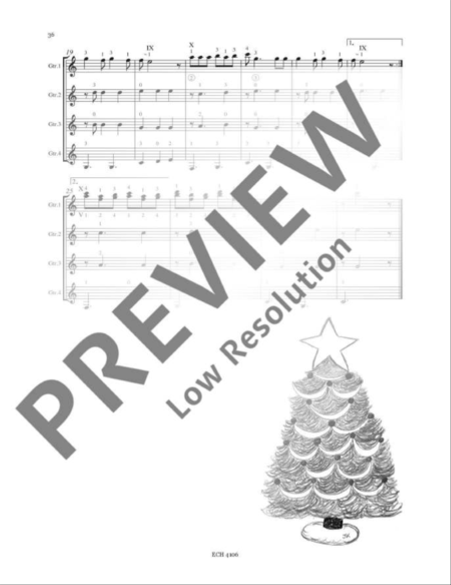 Mira niño Guitar Ensemble scores gallery preview page 3