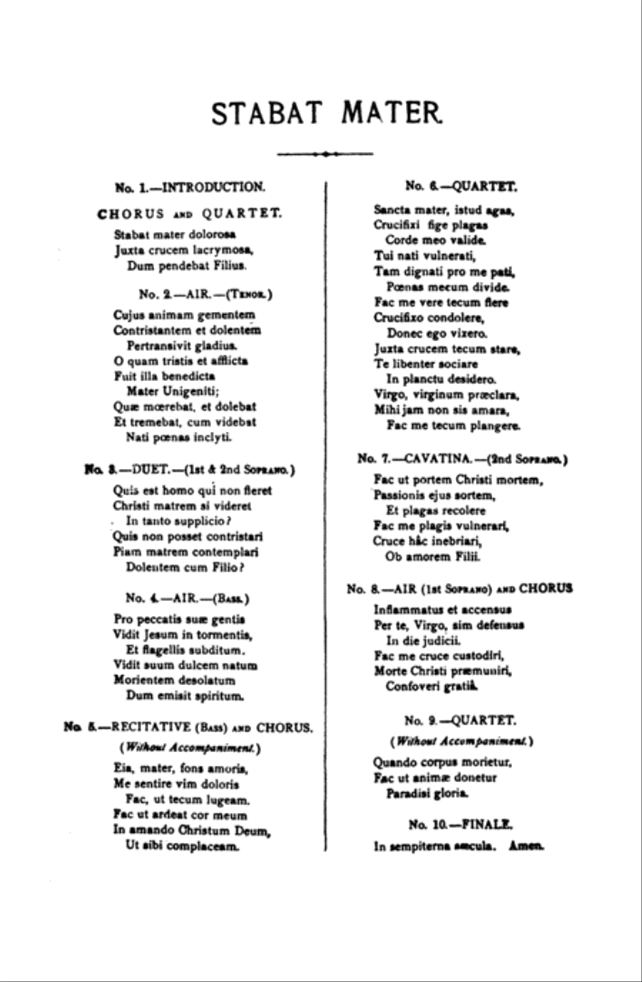 Stabat Mater 4-Part scores gallery preview page 4