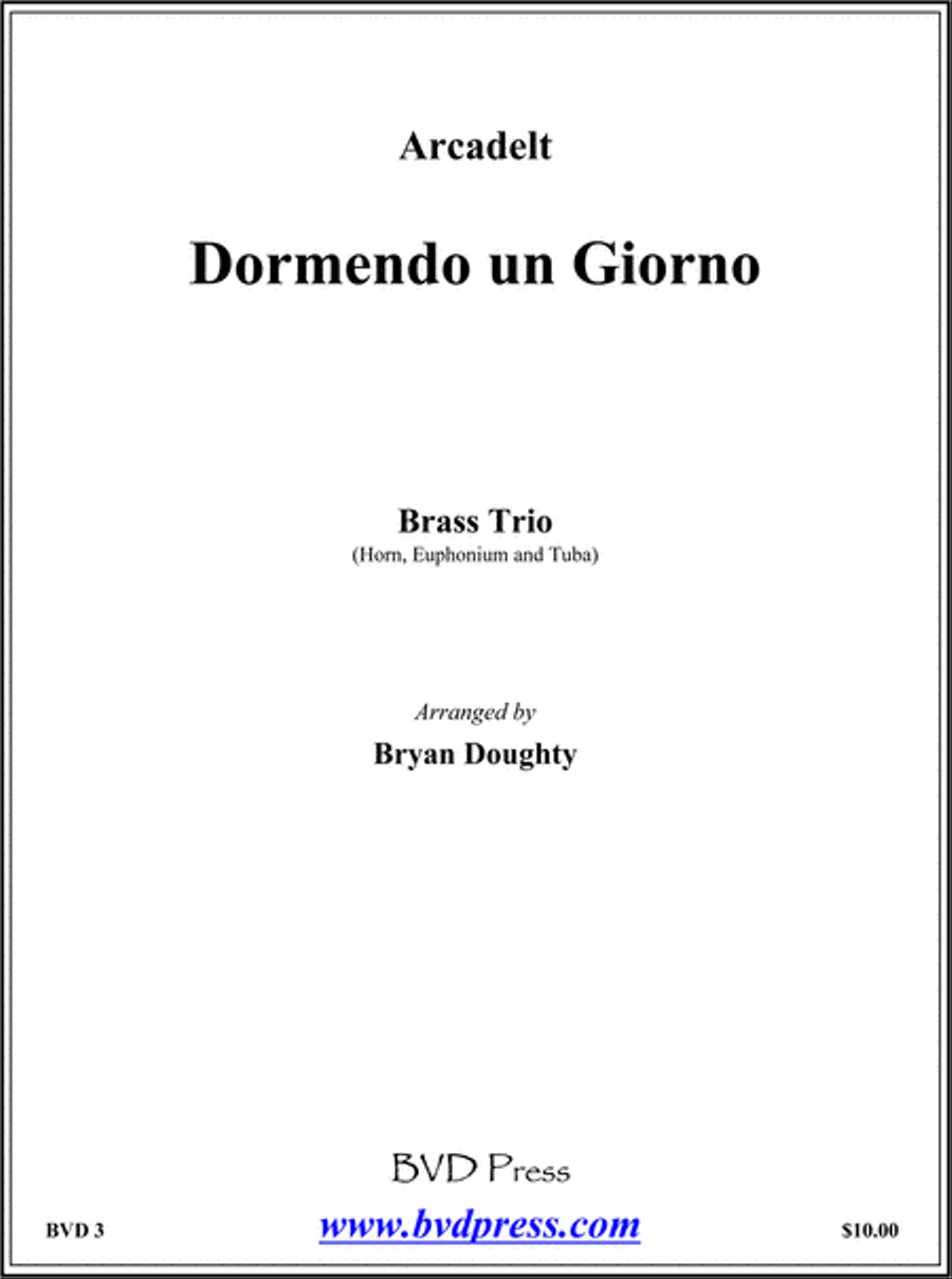 Dormendo Brass Trio scores gallery preview page 1