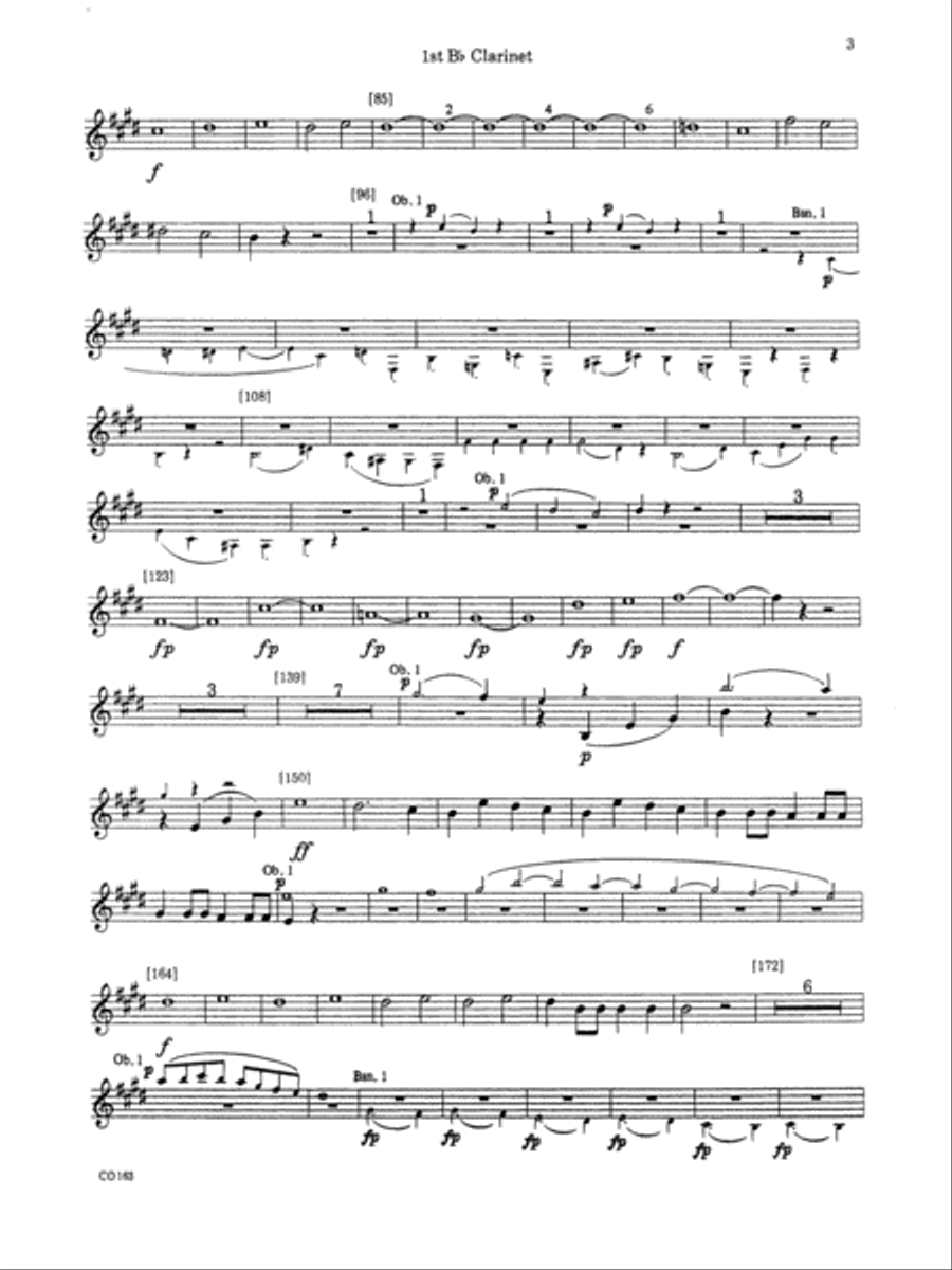 The Marriage of Figaro -- Overture: 1st B-flat Clarinet Full Orchestra scores gallery preview page 2