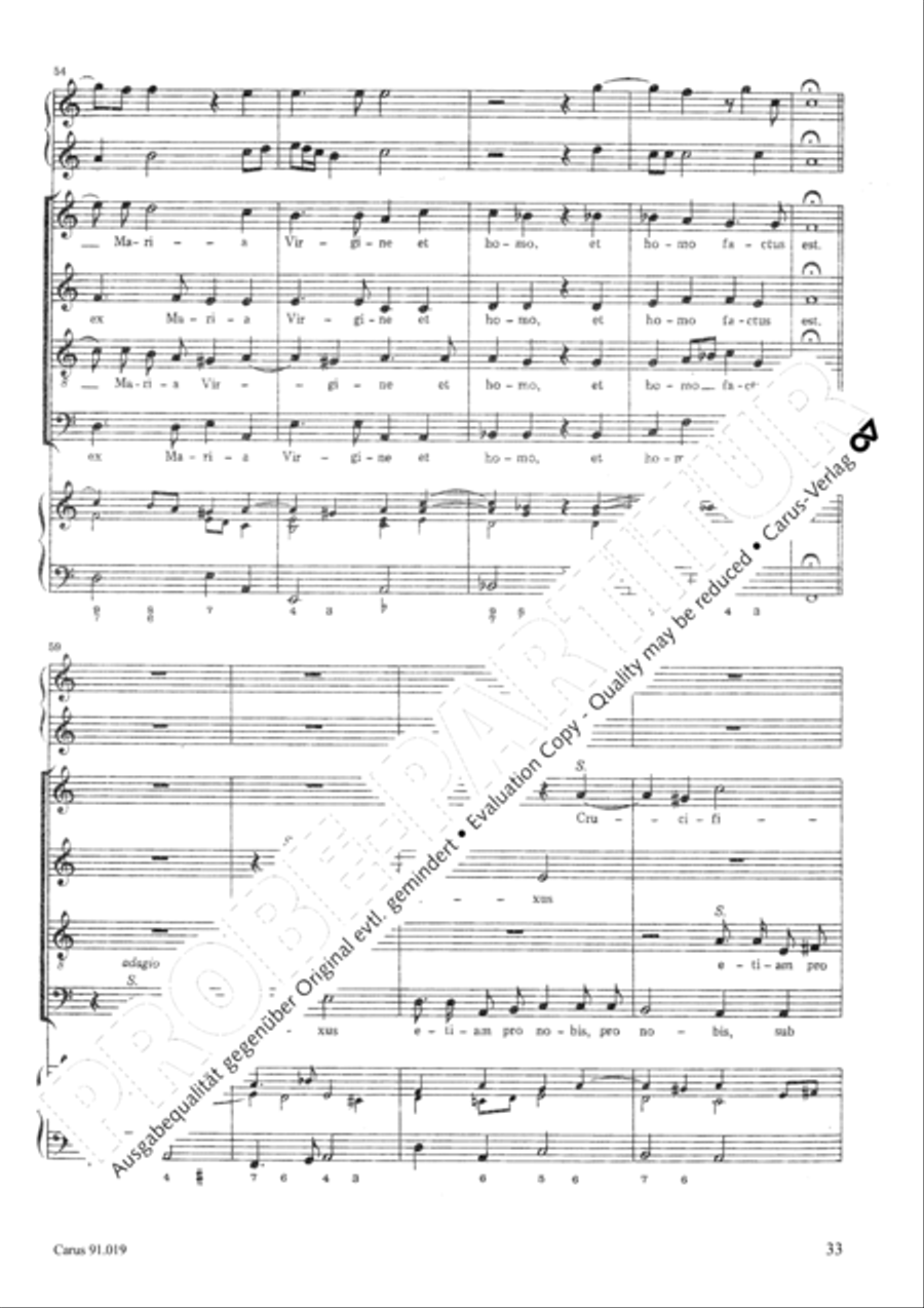 Non sine quare 4-Part scores gallery preview page 36