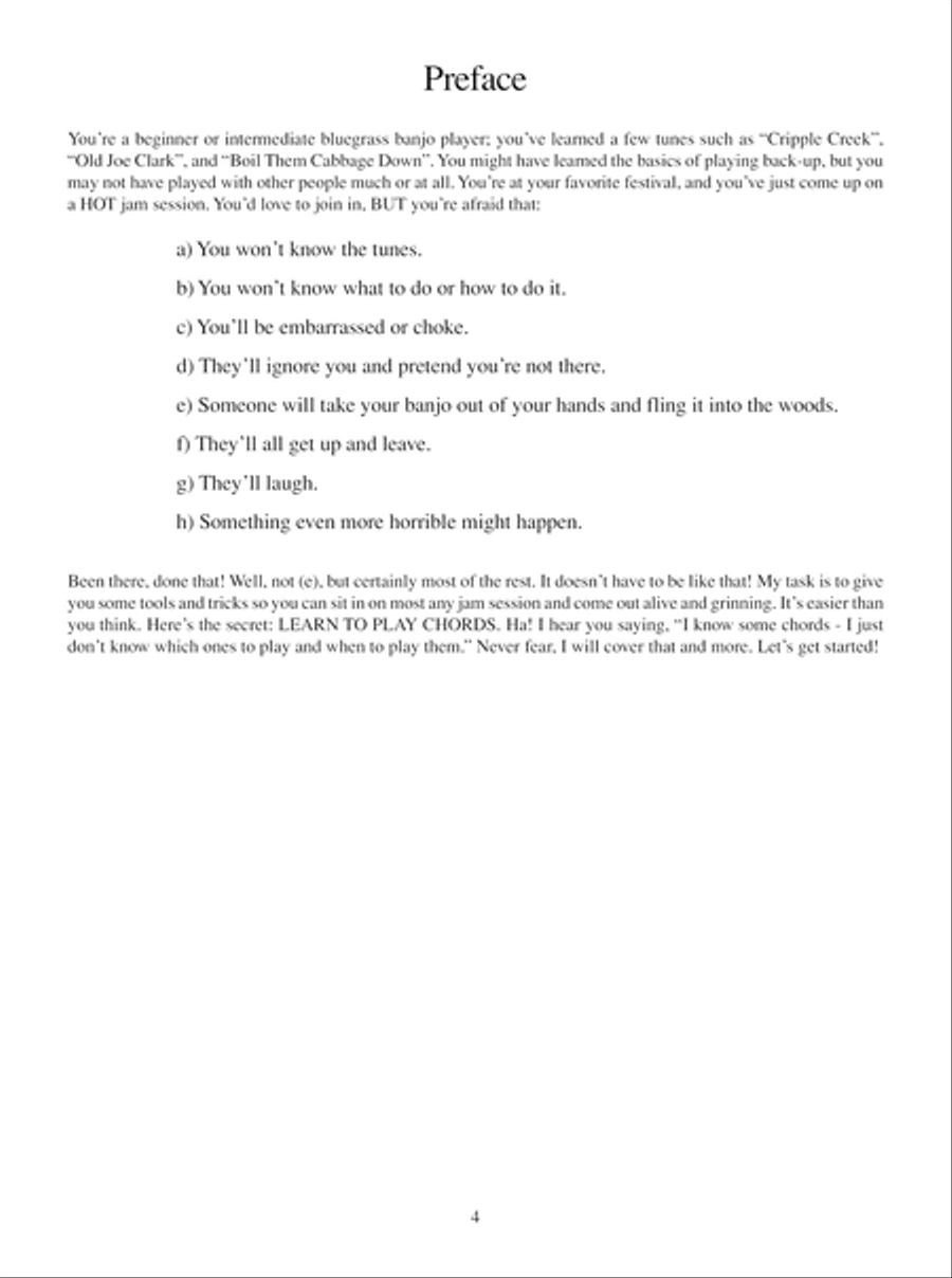 A Banjo Player's Guide to Jamming Banjo scores gallery preview page 5