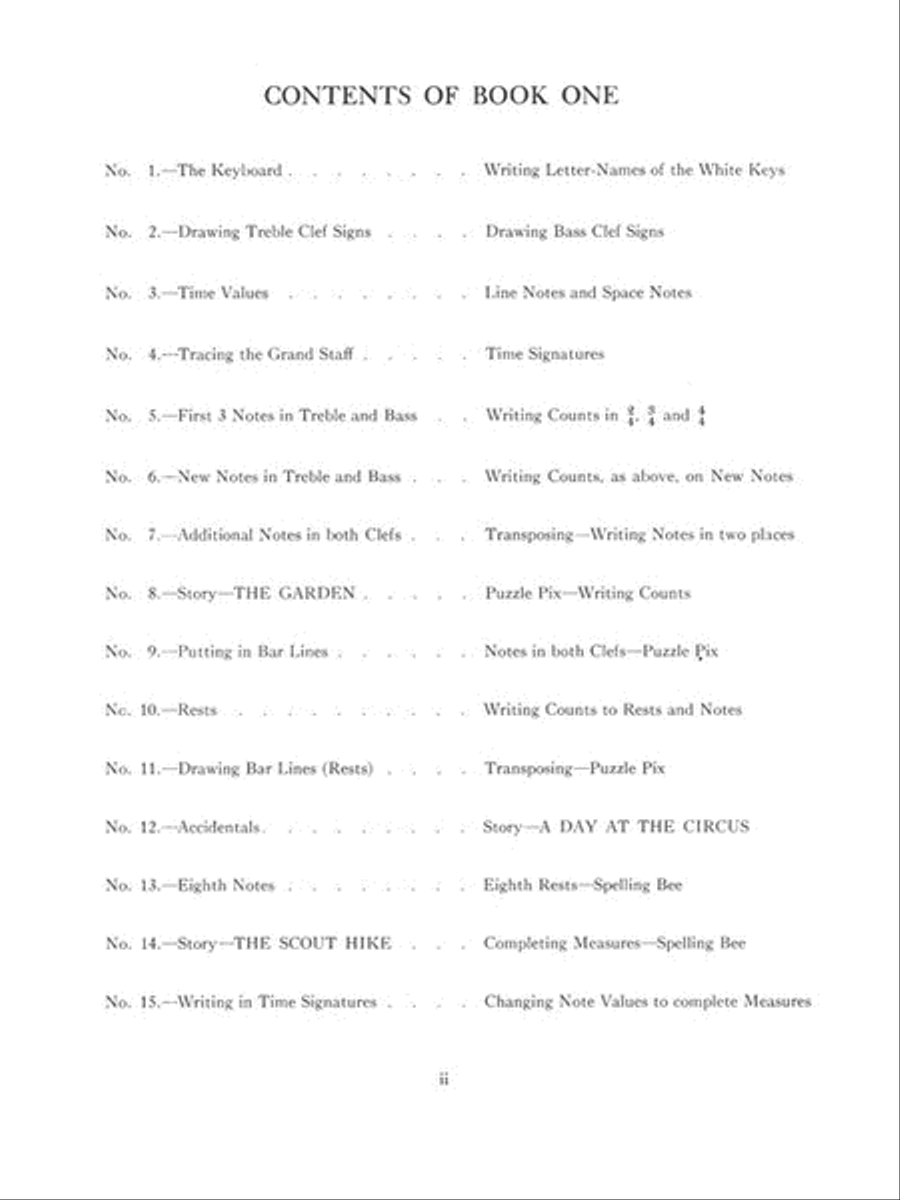 Theory Drill Games - Book 1 Piano Method scores gallery preview page 2