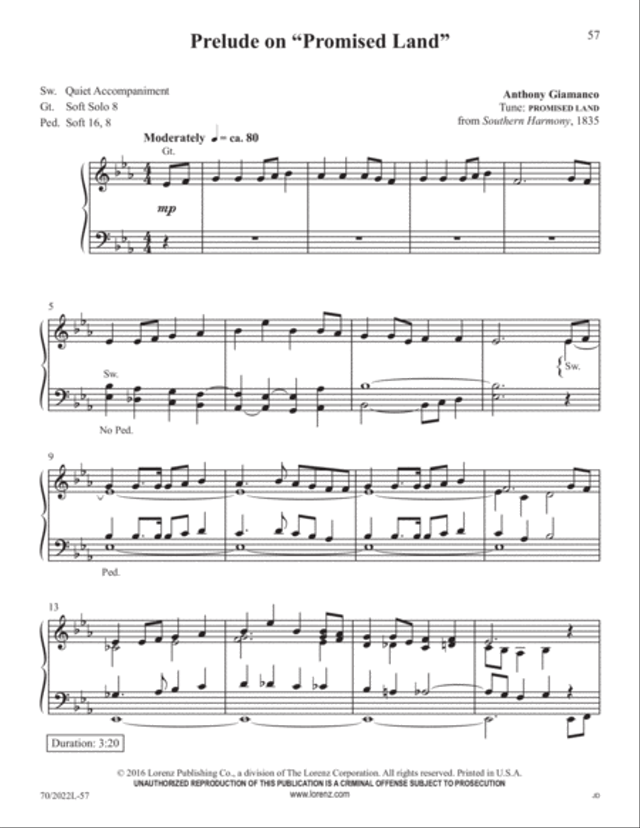 Easy Organ Library, Vol. 61 Organ Solo scores gallery preview page 22