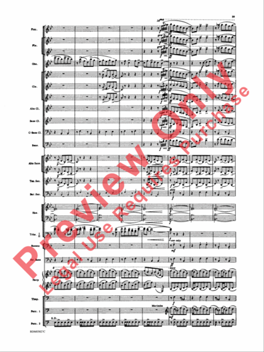 La Fiesta Mexicana Concert Band scores gallery preview page 62