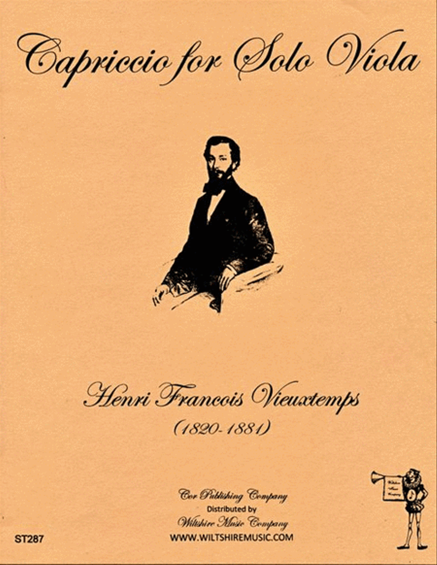 Capriccio for Solo Viola Viola Solo scores gallery preview page 1