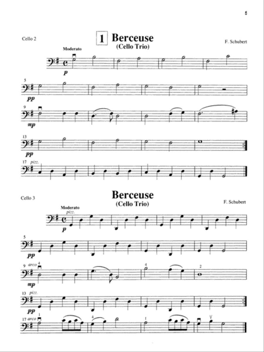 Ensembles for Cello, Volume 3 Cello scores gallery preview page 4