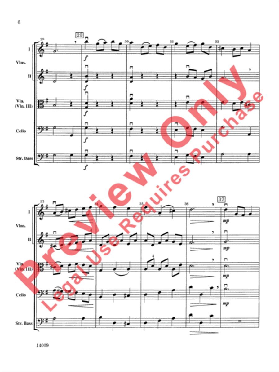 Chorale and Minuet Chorale and Minuet String Orchestra scores gallery preview page 7