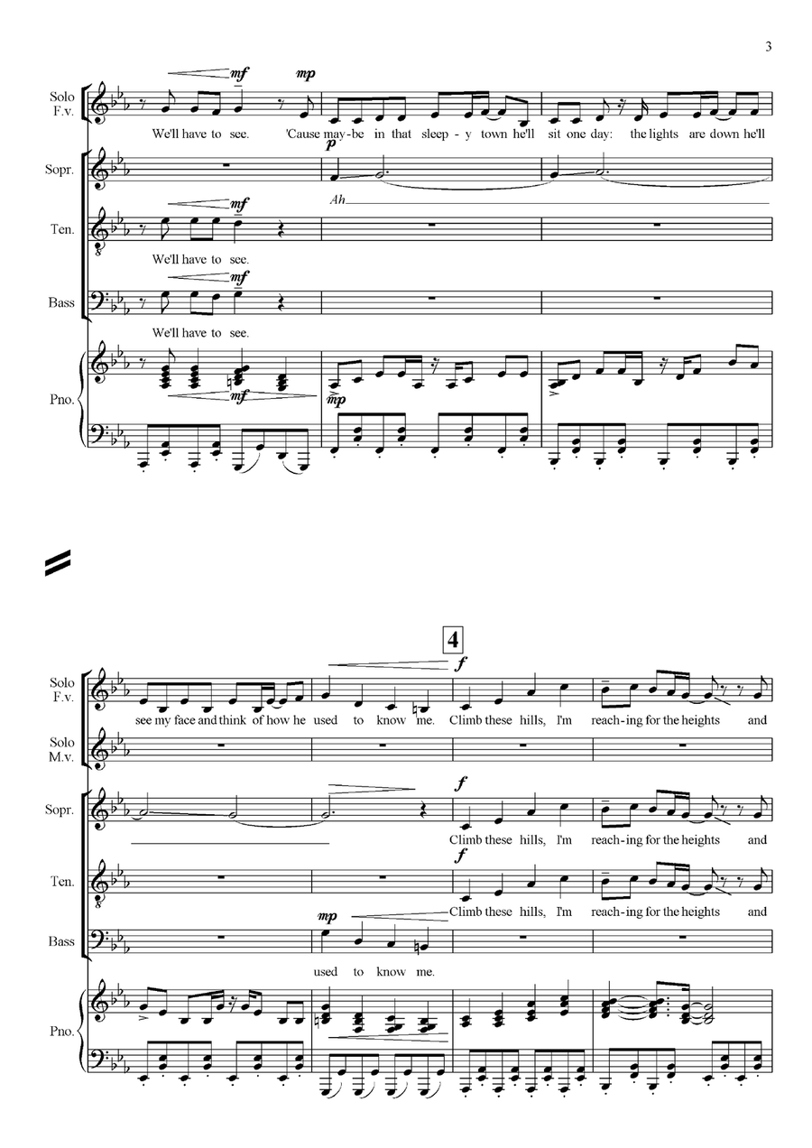 Another Day Of Sun Another Day Of Sun 4-Part scores gallery preview page 3